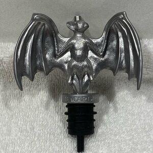 BACARDI RUM Solid Peter BAT Halloween Spooky Liquor Pourer Spout Dispenser